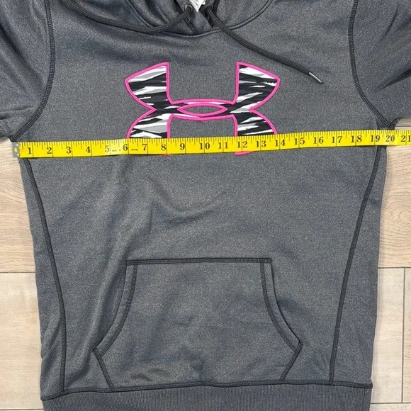 Under Armour Women’s Storm Hoodie with Pink Zebra Logo - Picture 6 of 8